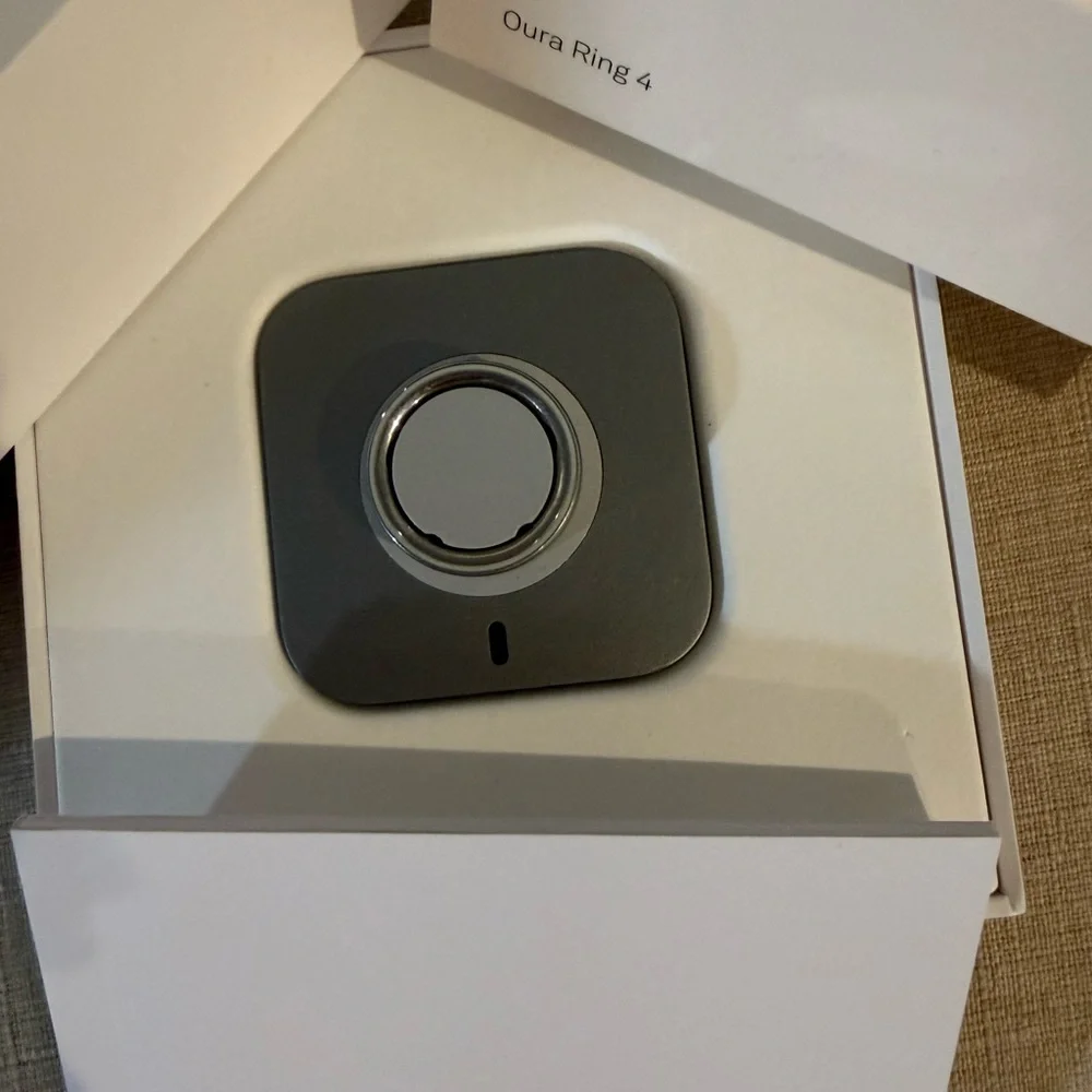 Oura Ring 4 in Elegant Silver